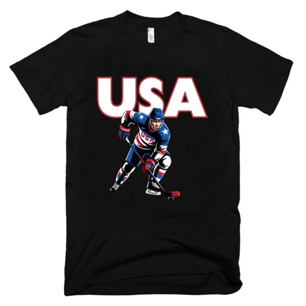 USA Hockey T-Shirt Men's black XL